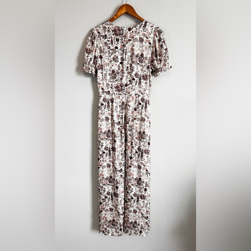 Diane Von Furstenburg TVF Garden Flower Puff Sleeve Maxi Dress Size 6 - Picture 12 of 12